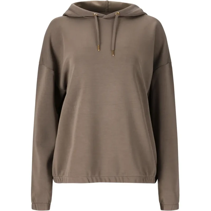 Image of Womens hooded sweatshirt Athlecia Namier Beige Female 34