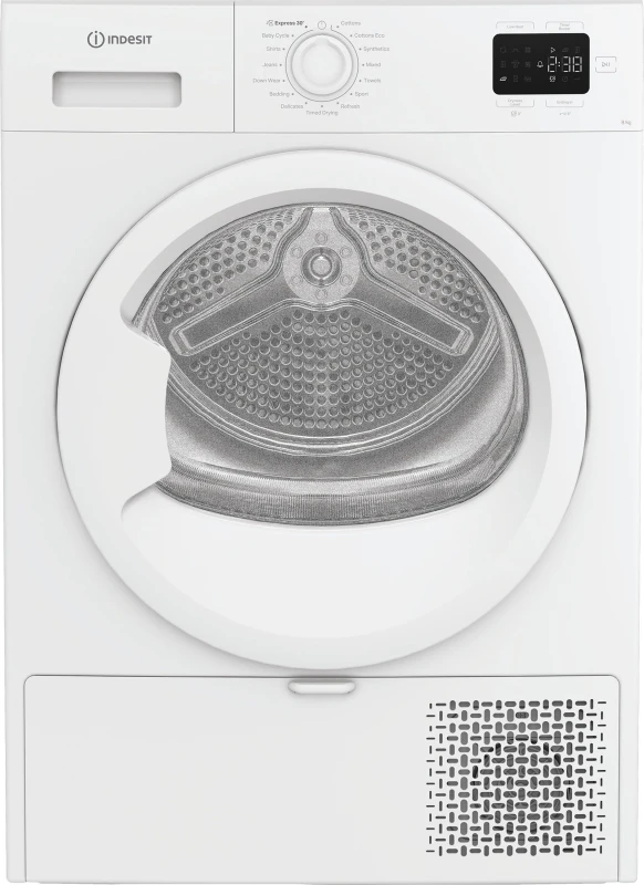 Image of Indesit C YSD 83D WW UK 8KG Heat Pump Tumble Dryer - White - A++ Rated