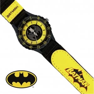Image of DC Comics Childrens Batman Black Fabric Strap Watch