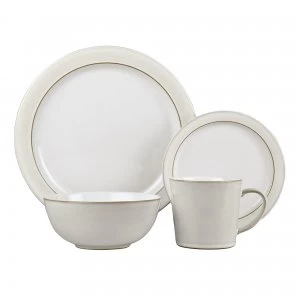 Image of Denby Natural Canvas 16 Piece Tableware Set