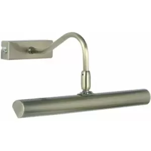 Image of Loops - LED Picture Wall Light 2.5W Warm White Antique Brass Classic Over Head Down Lamp