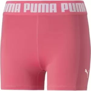 Image of Puma Strong 3" Shorts Womens - Pink