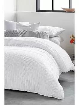 Image of DKNY Clipped 100% Cotton Duvet Cover