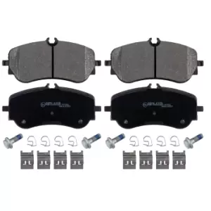 Image of Brake Pad Set ADV184264 by Blue Print rear axle