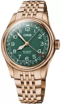 Image of Oris Watch Big Crown Pointer Date Bronze Green