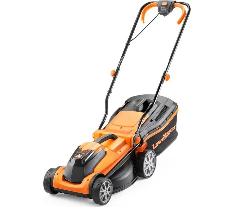 Image of LAWNMASTER MX 24V Cordless Lawn Mower with 1 Battery - Orange & Black 6939349524356
