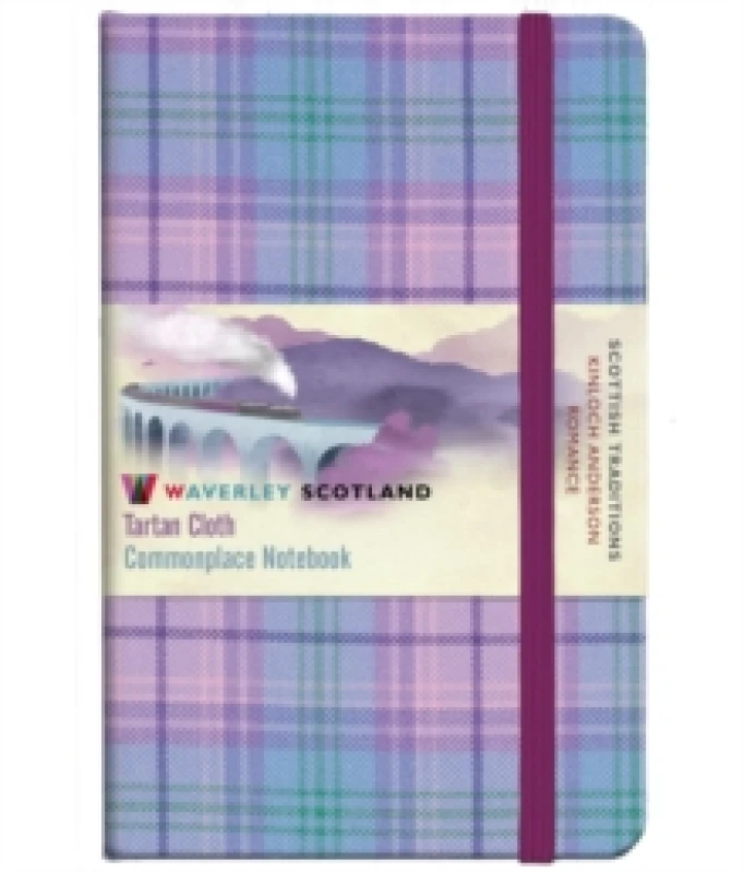 Image of Waverley S.T. (M): Romance Pocket Genuine Tartan Cloth Commonplace Notebook Hardback