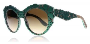 Image of Dolce & Gabbana DG4267 Sunglasses Top Petroleum 3000/13 53mm