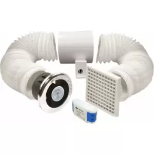 Image of Vent-Axia Vent-A-Light Inline Shower Fan and Light Kit (432504B)
