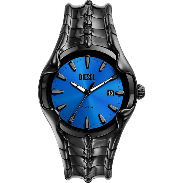 Image of Diesel DZ2198 Mens Vert (44mm) Blue Dial / Black Stainless Watch