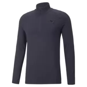 Image of Puma Formknit Seamless half Zip - Blue