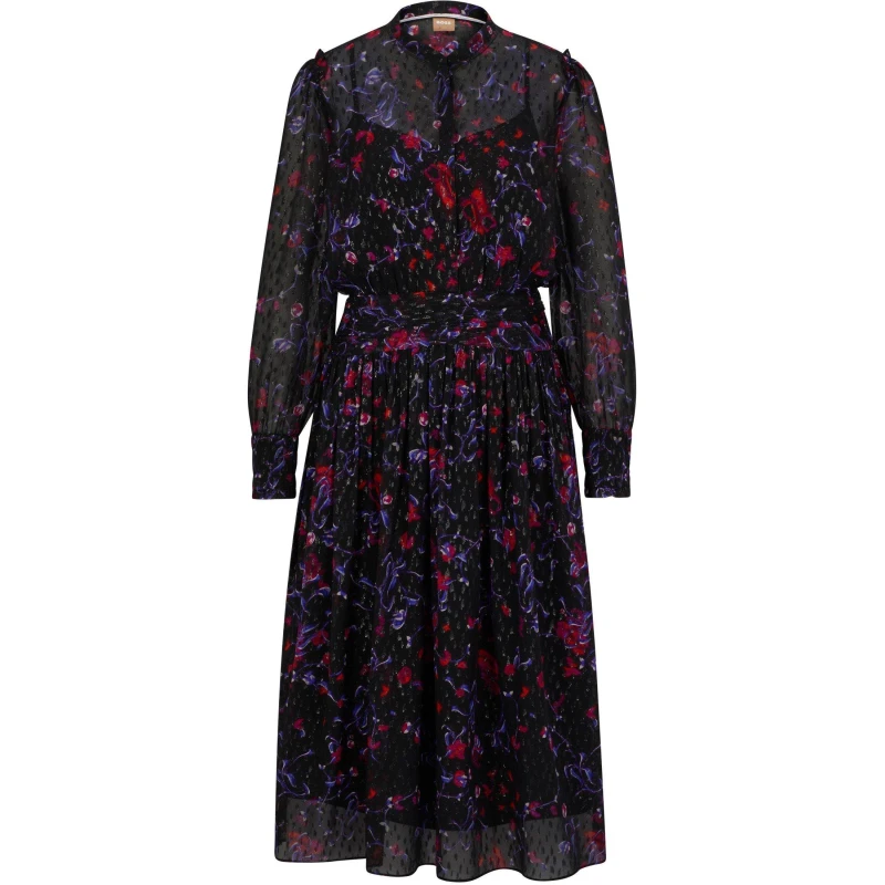 Image of Boss Womens Denalea Wrap Design Dress Open Misc female 4 (XXS)