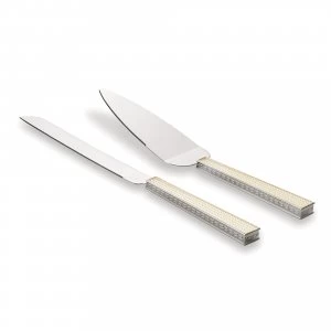 Image of Wedgwood Vera Wang With Love Cake Knife Server