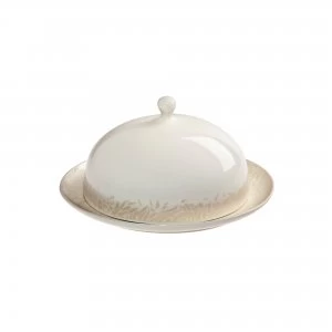 Image of Denby Monsoon Lucille Gold Butter Dish