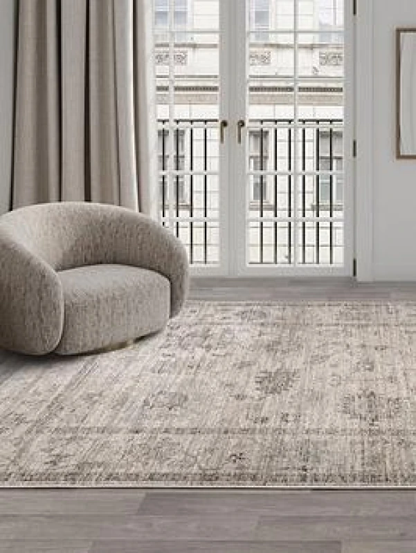 Image of SO'HOME Softly Faded Antique Look Rug beige 080x160CM