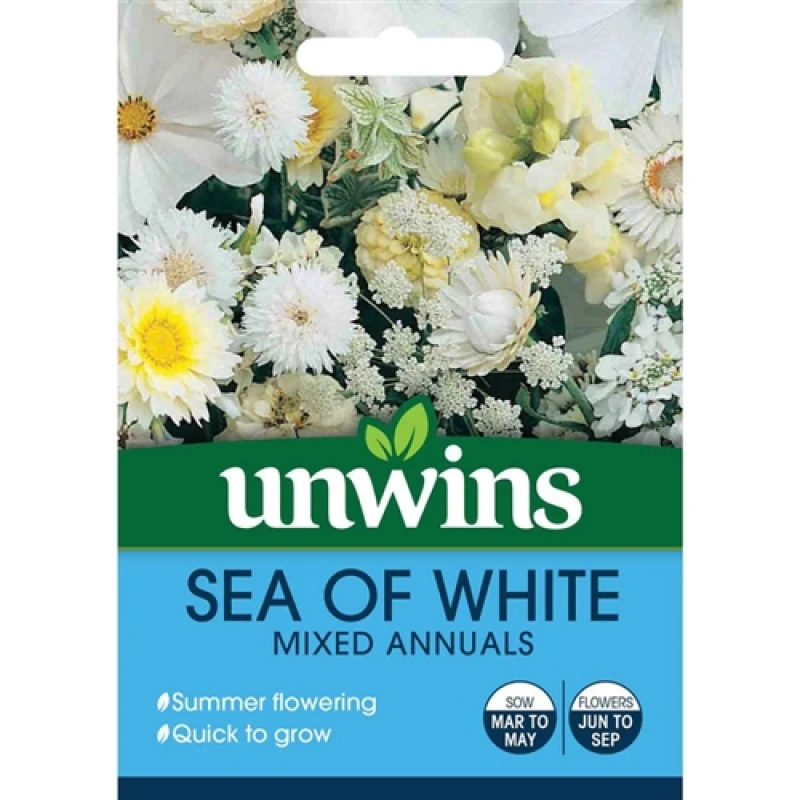 Image of Unwins Unwins Sea of White Mixed Annuals