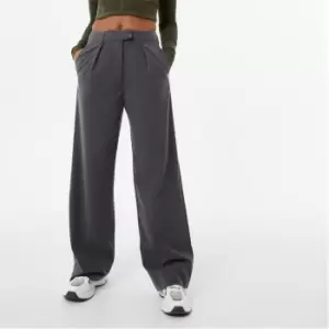 Image of Jack Wills Wide Leg Tailored Trousers - Grey