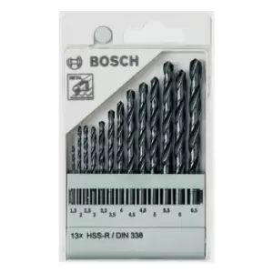 Image of Bosch Metal Drill Bit Set HSS-R DN338 13 Piece - 2608577349