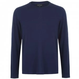 Image of Velvet Marl T Shirt - Navy