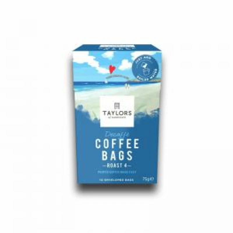 Image of Taylors of Harrogate Decaffeinated Coffee Bags (Pack 10) 0403539 DD