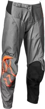 Image of FOX 180 Skew Youth Motocross Pants, grey-orange, Size 26, grey-orange, Size 26