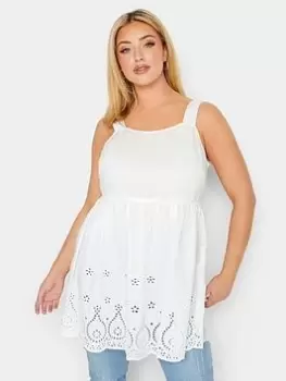 Image of Yours Shiffley Vest - White, Size 20, Women