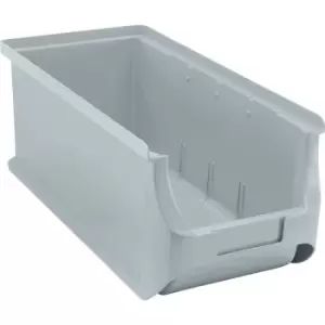 Image of Open fronted storage bin, LxWxH 320 x 150 x 125 mm, pack of 18, grey