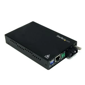 Image of StarTech 10100 Mbps Multi Mode Fiber Media Converter SC 2 km