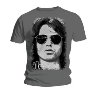 Image of The Doors - Summer Glare Unisex XX-Large T-Shirt - Grey