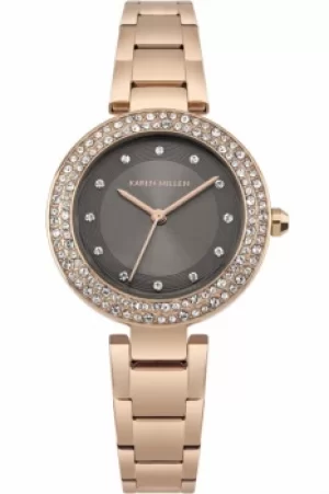 Image of Ladies Karen Millen Watch KM164ERGM
