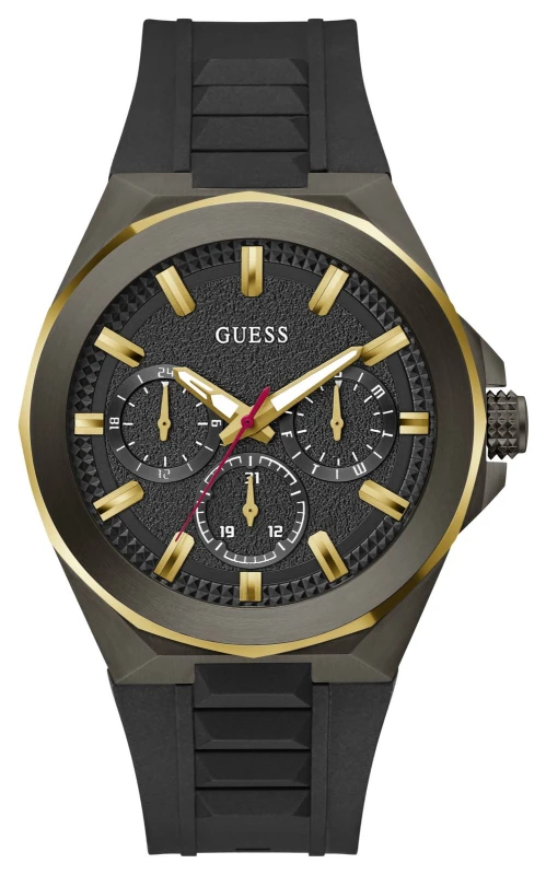 Image of Guess GW0799G1 Mens DASHBOARD (46mm) Black Dial / Black Watch