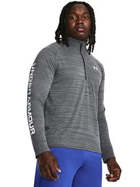 Image of Under Armour Mens Training Tech Evolved Core 1/2 Zip - Black/White