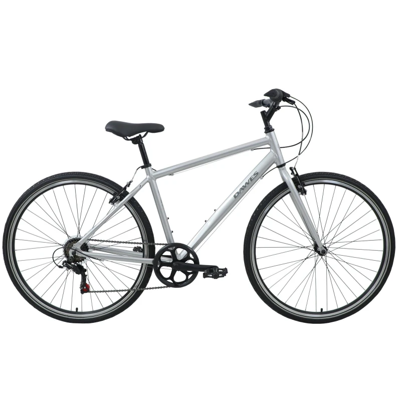 Image of Dawes Dawes Venture 1.0 Hybrid Bike Silver unisex Large