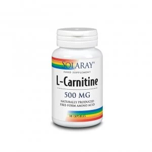 Image of Solaray Free Form L-Carnitine 500mg Capsules 30 (84838)