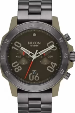 Image of Mens Nixon The Ranger Chrono Chronograph Watch A549-2220