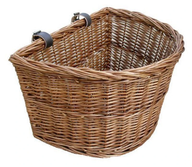 Image of Red Hamper Hh062/home Wicker Cambridge Bicycle Basket