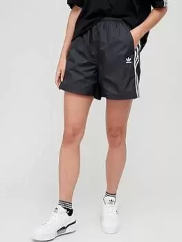 Image of adidas Originals Long Shorts, Black, Size 6, Women