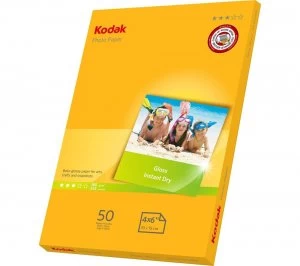 Image of Kodak 100 x 150 mm Photo Paper 50 Sheets