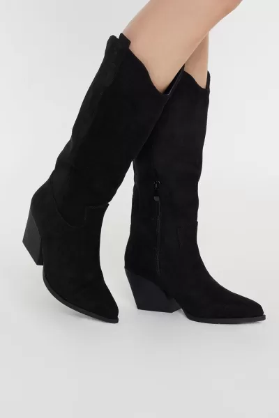 Image of Kacey Clean Knee High Western Boots
