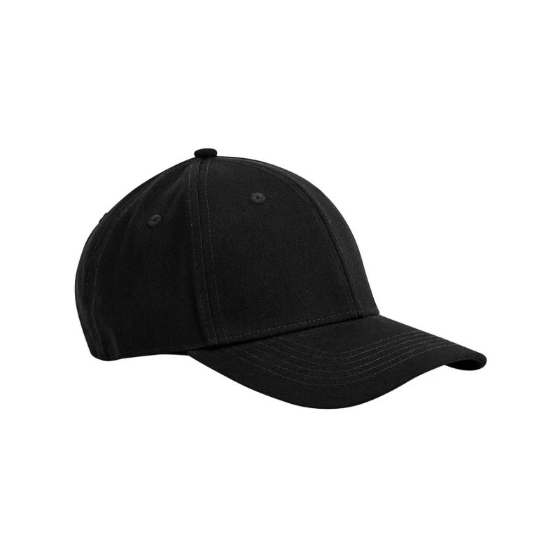 Image of Beechfield Beechfield Men Classic Cotton 6 Panel Baseball Cap in Black One Size Male 5063527147660