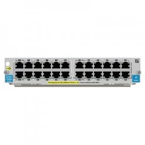 Image of HPE 24-port Gig-T PoE+ v2 zl Gigabit Ethernet network switch module