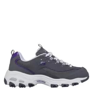 Image of Skechers D'Lites Rise Up Trainers Womens - Grey