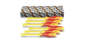 Image of Beta Tools 943 MQ/S6 6pc VDE 1000V Insulated Hexagon Nut Spinner Set 009430250