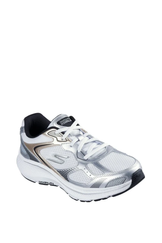 Image of Skechers Womens GO RUN Consistent 2.0 Volt Trainer in White Size: 4 White Female 4