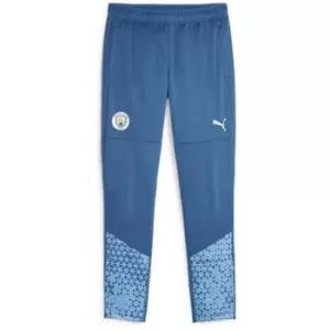 Image of Puma Manchester City Training Bottoms 2023 2024 Juniors - Blue