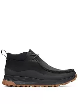 Image of Clarks ATL Trek Wallabee Goretex Boots, Black, Size 7, Men