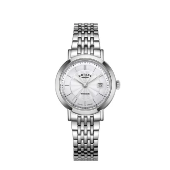Image of Rotary LB05420-02 Womens Windsor Steel Bracelet Wristwatch Colour - Silver