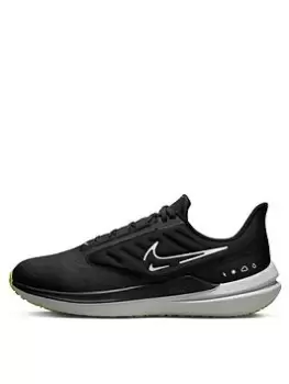 Image of Nike Air Winflo 9 Shield, Black/White/Grey, Size 9, Men