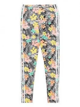 Image of adidas Originals Childrens Leggings - Black, Size 14-15 Years, Women