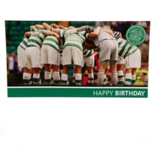 Image of Celtic FC Birthday Card Huddle